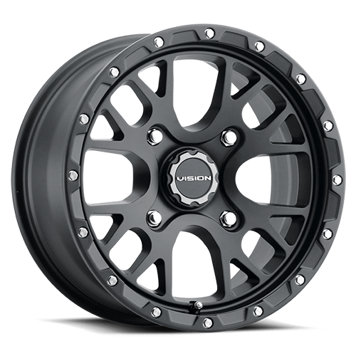 14x7 Vision 545 Rocker Satin Black 4x136 ET13 Wheel Rim
