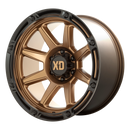20X10 XD XD863 Matte Bronze With Black Lip 8X170 ET-18 wheel/rim-3