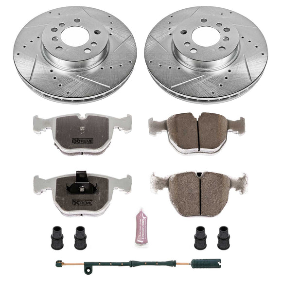 PowerStop Z26 Street Performance Ceramic Brake Pad and Drilled & Slotted Rotor K