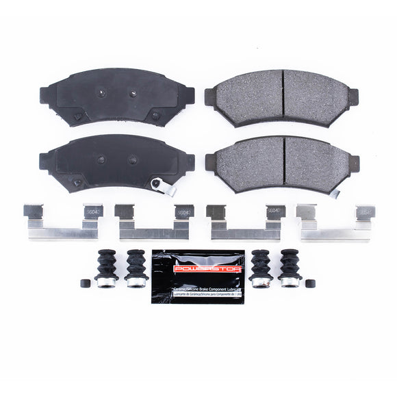 PowerStop Z23 Evolution Sport Carbon-Fiber Brake Pads With Hardware