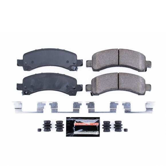 PowerStop Z23 Evolution Sport Carbon-Fiber Brake Pads With Hardware