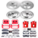 PowerStop Z23 Daily Driver Carbon-Fiber Ceramic Pads Drilled & Slotted Rotor & C