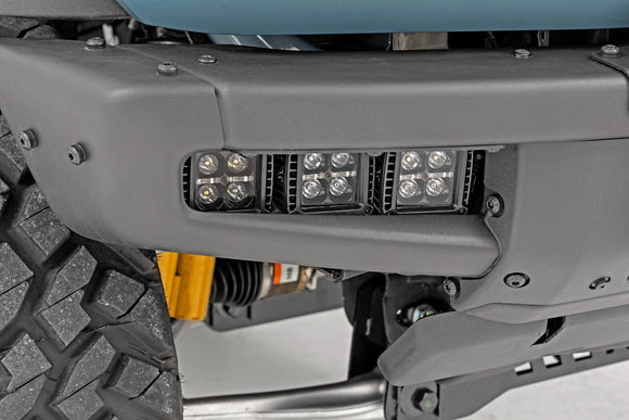 Rough Country LED Light Kit Fog Mount 2" For Ford Bronco 21-24
