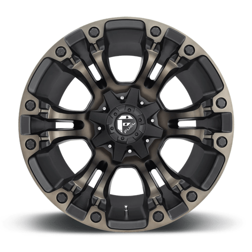 17x10 Fuel Off-Road D569 Vapor Matte Black Double Dark Tint 5x114.3 ET-18 Wheel