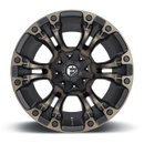 17x10 Fuel Off-Road D569 Vapor Matte Black Double Dark Tint 5x114.3 ET-18 Wheel