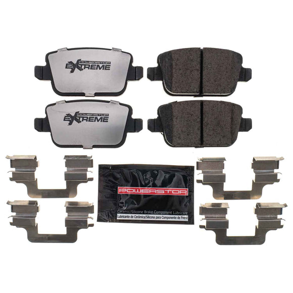 PowerStop Z36 Truck And Tow Carbon-Fiber Ceramic Brake Pads With Hardware