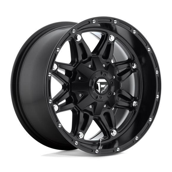 17X9 Fuel D531 HOSTAGE Matte Black 6X135/6X139.7 ET-12 wheel/rim