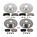 PowerStop Z23 Daily Driver Carbon-Fiber Ceramic Brake Pad and Drilled & Slotted