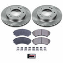 PowerStop OE Stock Replacement Low-Dust Ceramic Brake Pad and Rotor Kit