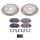 PowerStop Semi-Coated Rotor and Low-Dust Ceramic Brake Pad Kit