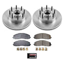 PowerStop OE Stock Replacement Low-Dust Ceramic Brake Pad and Rotor Kit