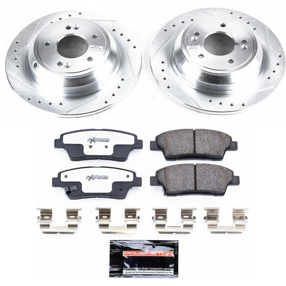 PowerStop Z26 Street Performance Ceramic Brake Pad and Drilled & Slotted Rotor K