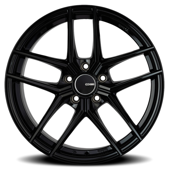 18X9.5 Enkei TY5 Wheel/Rim Gloss Black 5x100 ET45 18-9.5 5-100 Each