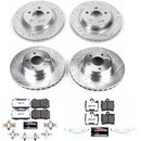 PowerStop Z26 Street Performance Ceramic Brake Pad and Drilled & Slotted Rotor K