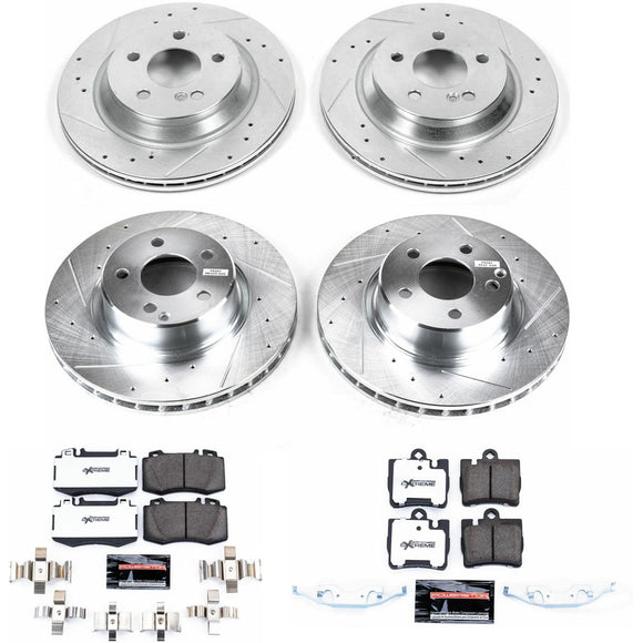 PowerStop Z26 Street Performance Ceramic Brake Pad and Drilled & Slotted Rotor K
