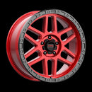 20X9 KMC KM544 MESA Candy Red With Black Lip 5X150 ET25 wheel/rim-1