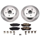 PowerStop OE Stock Replacement Low-Dust Ceramic Brake Pad and Rotor Kit