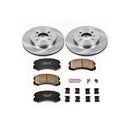 PowerStop OE Stock Replacement Low-Dust Ceramic Brake Pad and Rotor Kit