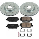 PowerStop Z23 Daily Driver Carbon-Fiber Ceramic Brake Pad and Drilled & Slotted