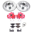 PowerStop Z23 Daily Driver Carbon-Fiber Ceramic Pads Drilled & Slotted Rotor & C