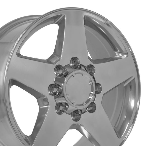 20" Replica Wheel fits Chevy Silverado - CV91B Polished 20x8.5
