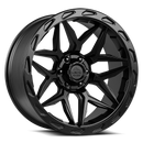 17x9 Lock Off-Road Matrix Black Ring 5x127 5x139.7 5x5 5x5.5 ET-12 Wheel