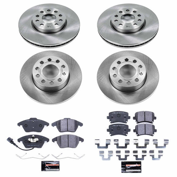 PowerStop Track Day Spec High-Performance Brake Pad and Rotor Kit