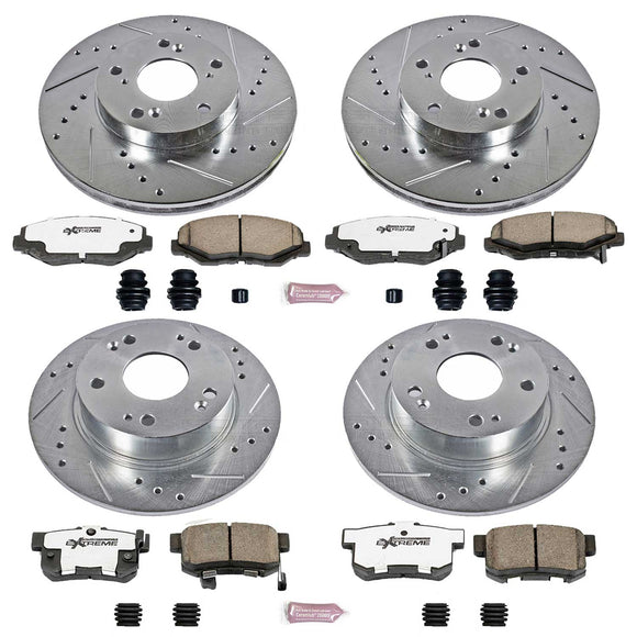 PowerStop Z26 Street Performance Ceramic Brake Pad and Drilled & Slotted Rotor K