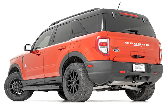 Oval Nerf Steps - Black - Ford Bronco Sport 4WD (2021-2023)