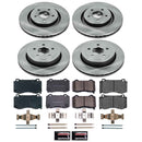 PowerStop OE Stock Replacement Low-Dust Ceramic Brake Pad and Rotor Kit