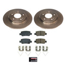 PowerStop OE Stock Replacement Low-Dust Ceramic Brake Pad and Rotor Kit