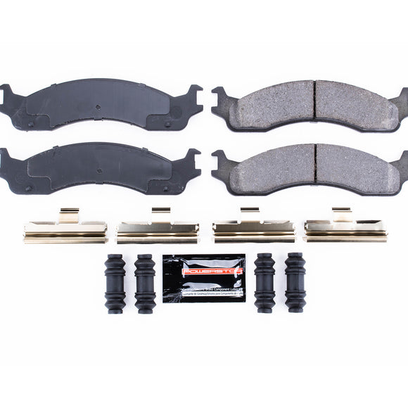 PowerStop Z23 Evolution Sport Carbon-Fiber Brake Pads With Hardware