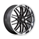 22X9 US Mag U138 SANTA CRUZ G-BLK DIA-LP 5X127 ET15 wheel/rim