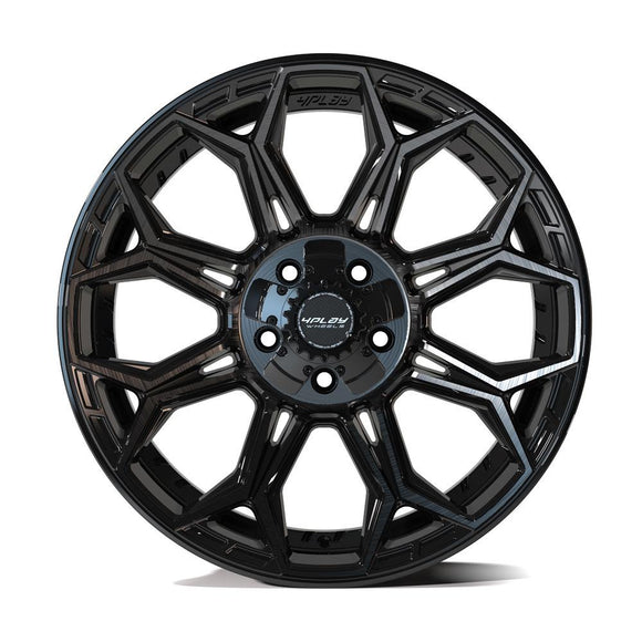 4Play Gen3 4P83 20x9 Black Brushed Face Tinted Wheel 5x127 ET0 CB87.1