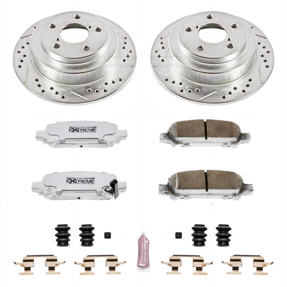 PowerStop Z26 Street Performance Ceramic Brake Pad and Drilled & Slotted Rotor K