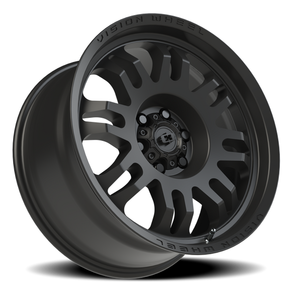18x9 Vision 409 Inferno Black Wheel 6x120 ET12 CB67.1