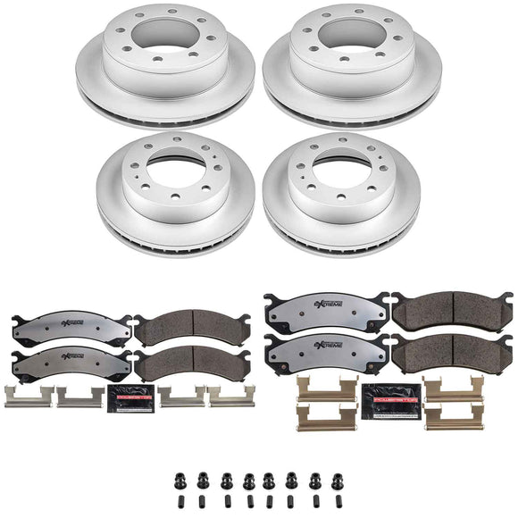 Z36 Truck & Tow Premium Carbon-Fiber Ceramic Brake Pad and Fully Coated Rotor Ki