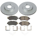 PowerStop Genuine Geomet Coated Rotor and Low-Dust Ceramic Brake Pad Kit