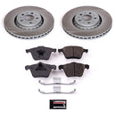 PowerStop Semi-Coated Rotor and Low-Dust Ceramic Brake Pad Kit