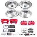 PowerStop Z36 Truck and SUV Ceramic Brake Pad, Drilled & Slotted Rotor, and Cali