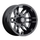 12X6 Fairway Alloys Flex Gloss Black Wheel/Rim 4x101.6 ET-23-2
