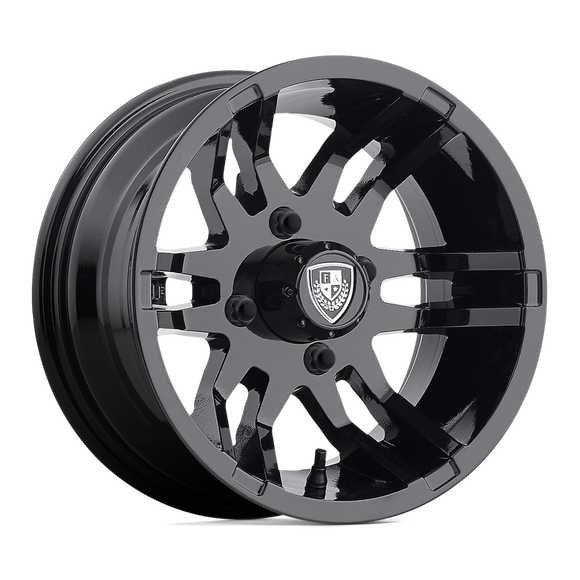 12X6 Fairway Alloys Flex Gloss Black Wheel/Rim 4x101.6 ET-23