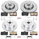 PowerStop Z23 Daily Driver Carbon-Fiber Ceramic Brake Pad and Drilled & Slotted