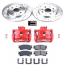 PowerStop Z23 Daily Driver Carbon-Fiber Ceramic Pads Drilled & Slotted Rotor & C