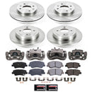 OE Stock Replacement Low-Dust Ceramic Brake Pad, Rotor and Caliper Kit