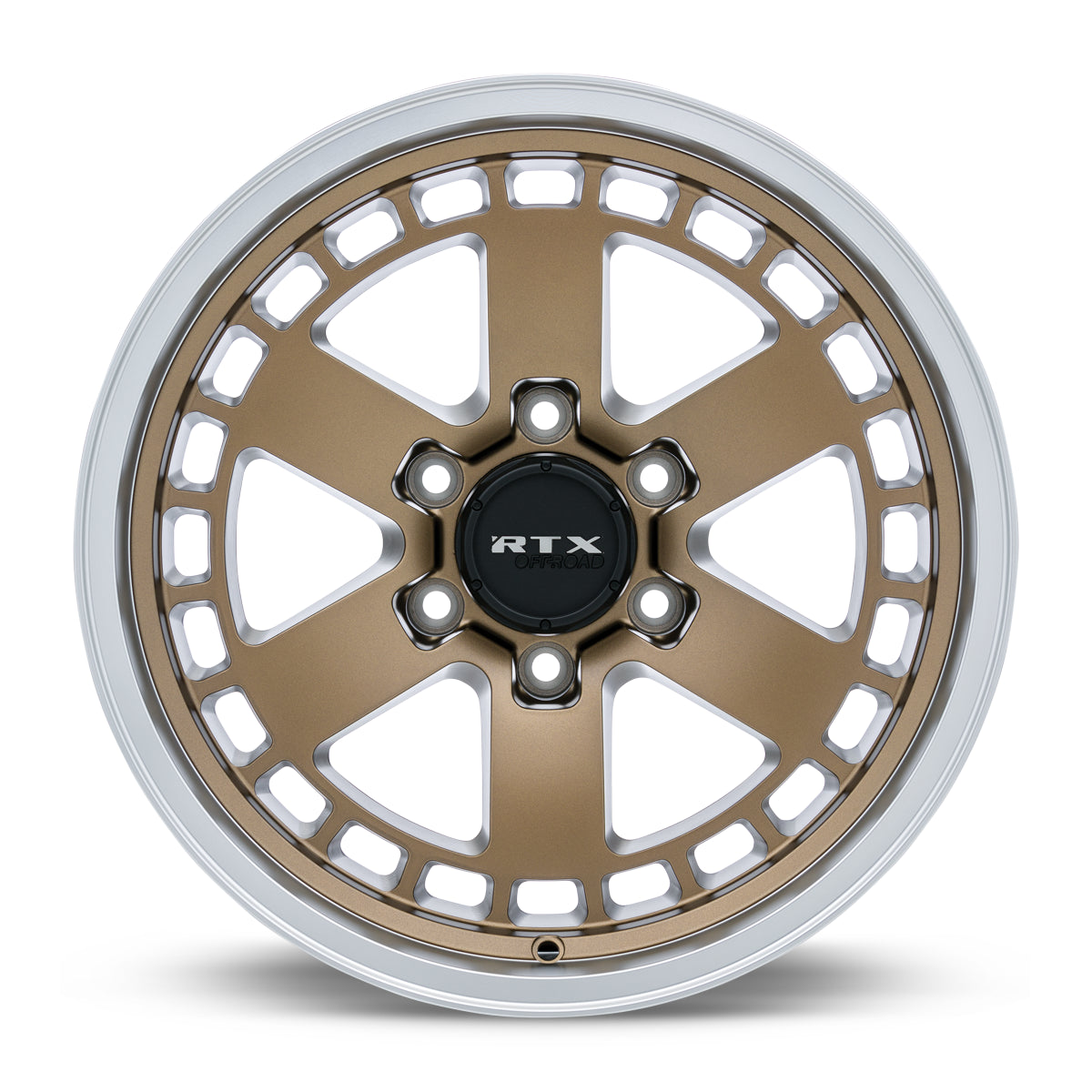 18x9 RTX Ozark Satin Bronze Machined Lip 6x135 ET0 wheel/rim - 0