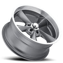 15x8 B/G Rod Works Old School Gun Metal Machined Lip 5x114.3 ET0 wheel/rim-2
