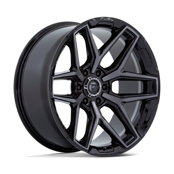 20x9 Fuel Off-Road Flux Black 6x139.7 ET20 CB106.1 Wheel Rim