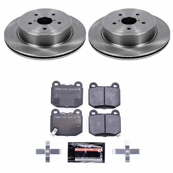 PowerStop Track Day Spec High-Performance Brake Pad and Rotor Kit