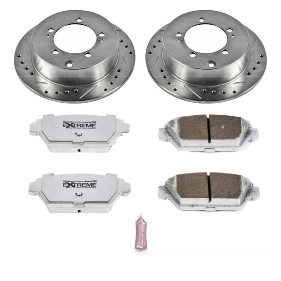 PowerStop Z26 Street Performance Ceramic Brake Pad and Drilled & Slotted Rotor K